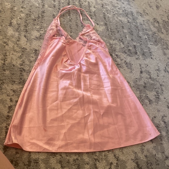 Pink Lace Slip - Picture 2 of 4